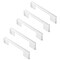 Cauldham Solid Kitchen Cabinet Pulls Handles (3-5/8" Hole Centers) - Modern Thin Profile Drawer/Door Hardware - Style M255 - Polished Chrome